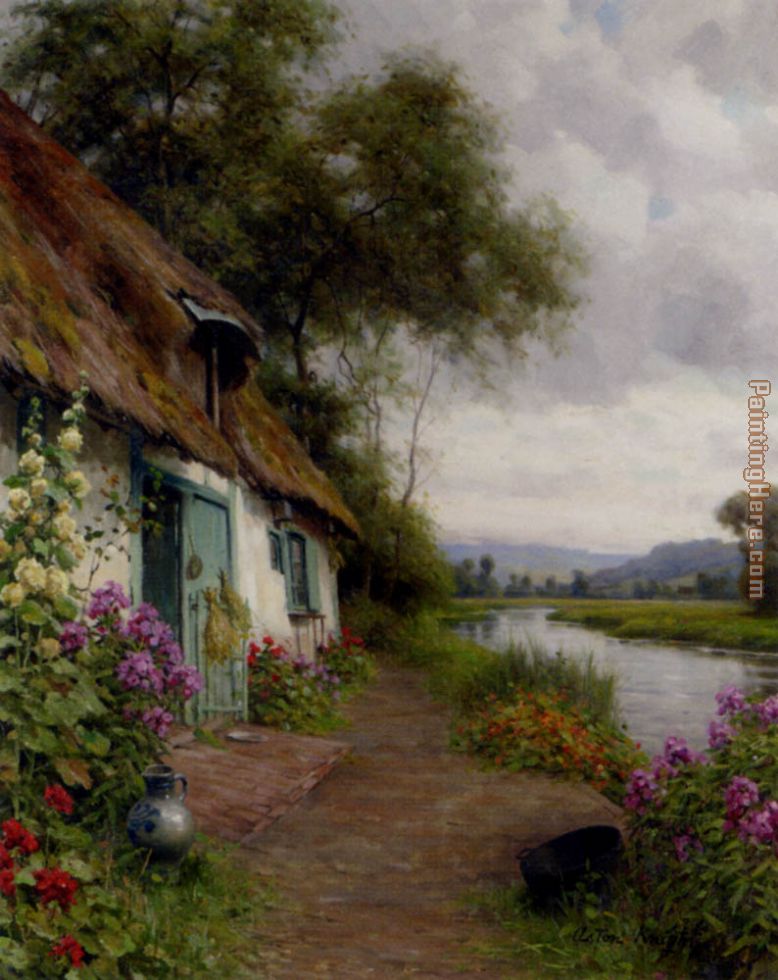 Louis Aston Knight A Riverside Cottage